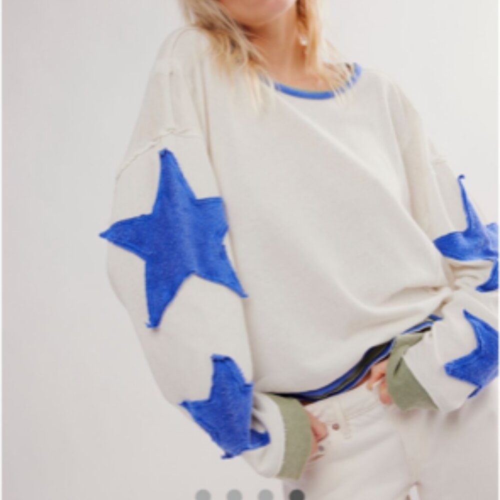 We the Free star top by Free People